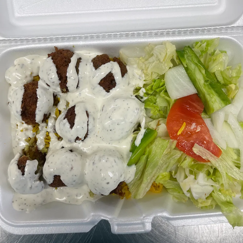 Over Rice and Salad